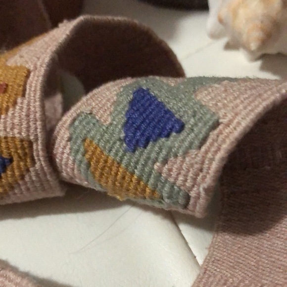 Vintage Woven Belt with Leather Buckle-Tan-Southwest Vibes - Picture 7 of 16